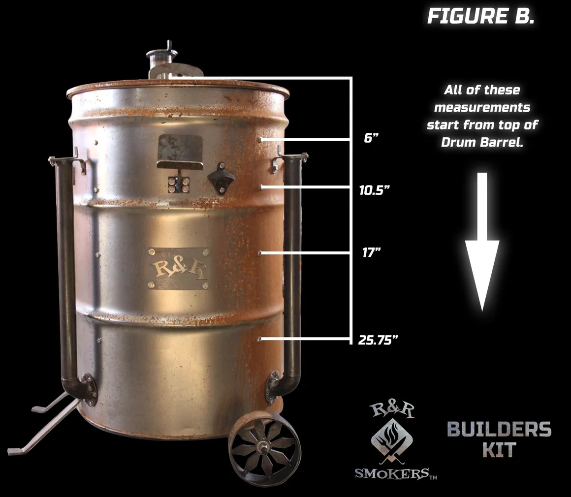 Figure B — Vertical bolt pattern for grates and intakes
