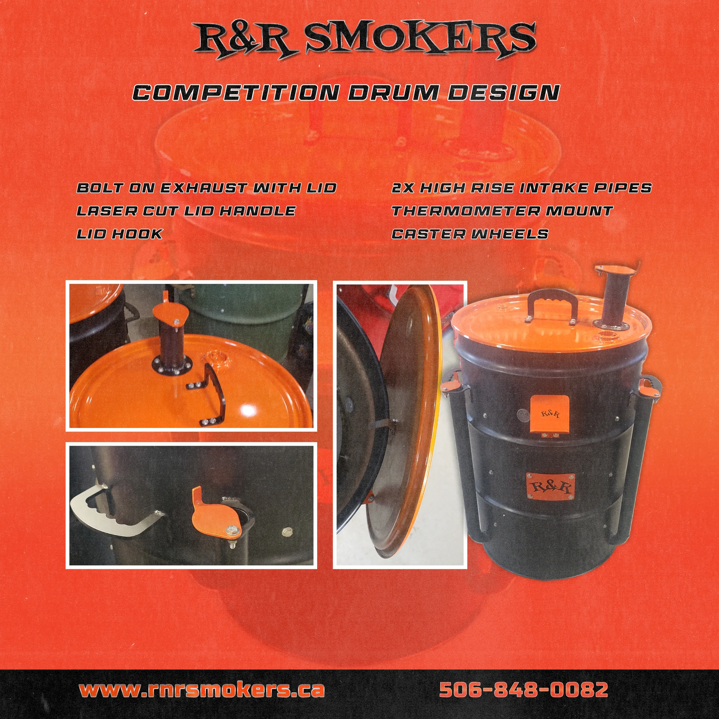 R&R Builder's Kit drum smoker hardware